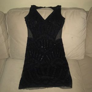 Beaded Black dress